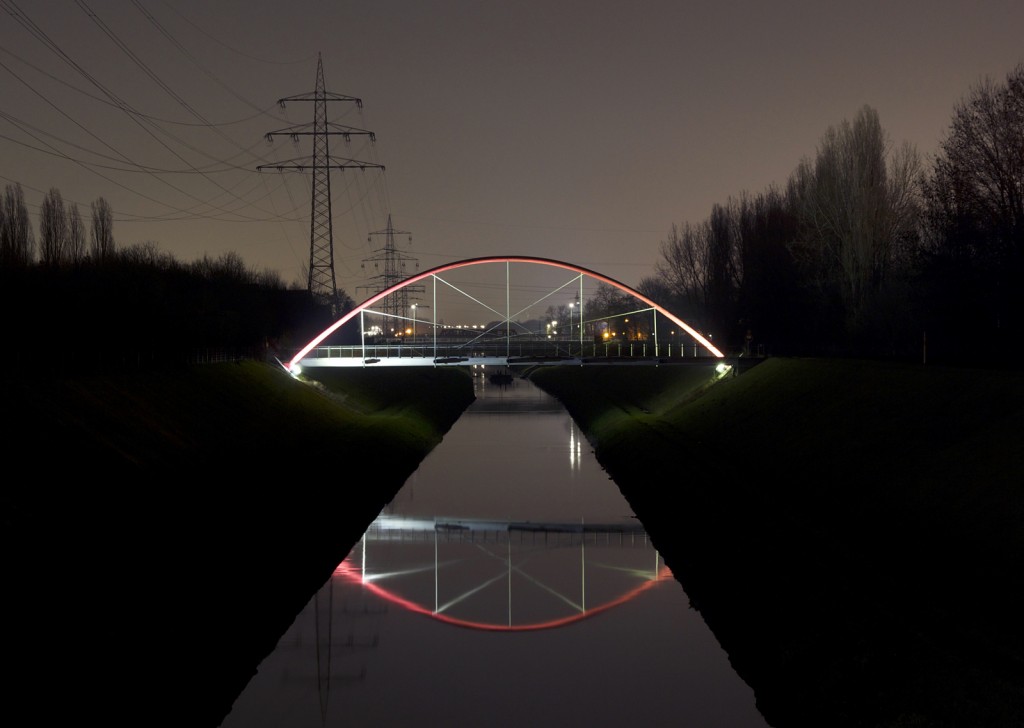 Bruecke im Nordsternpark Gelsenkirchen