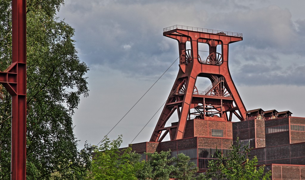 Förderturm der Zeche Zollverein