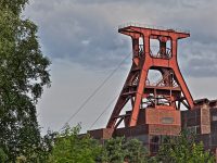 HDR Bild / Aufnahme Förderturm der Zeche Zollverein