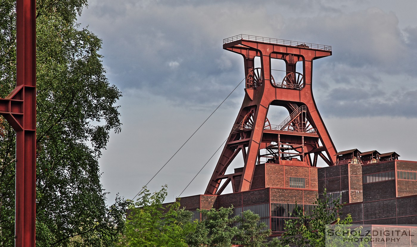 HDR Bild / Aufnahme Förderturm der Zeche Zollverein