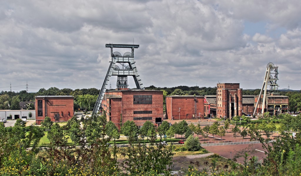 Förderturm der Zeche Ewald in Herten