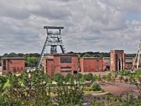 HDR Bild / Aufnahme Förderturm der Zeche Ewald in Herten