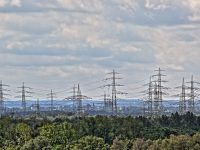 HDR Bild / Aufnahme Blick vom Landschaftspark Hoheward auf Gelsenkirchen