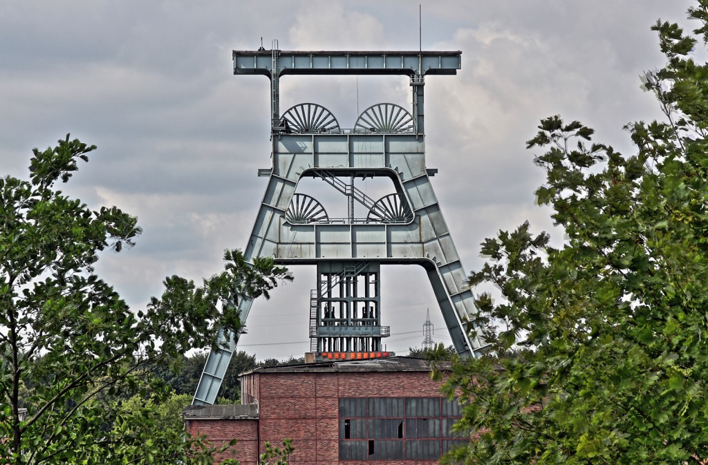 Förderturm der ehemaligen Zeche Ewald