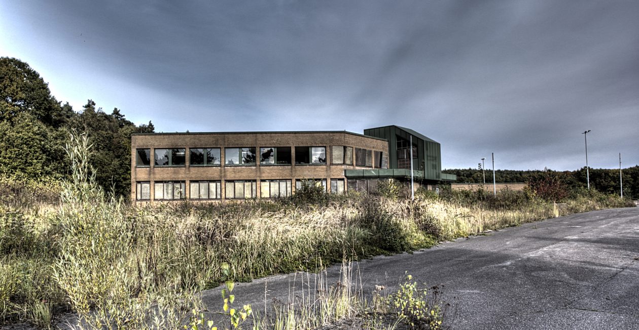 HDR Aufnahme eines ehemaligen Bergwerkgeländes