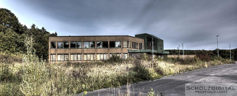 HDR Aufnahme eines ehemaligen Bergwerkgeländes