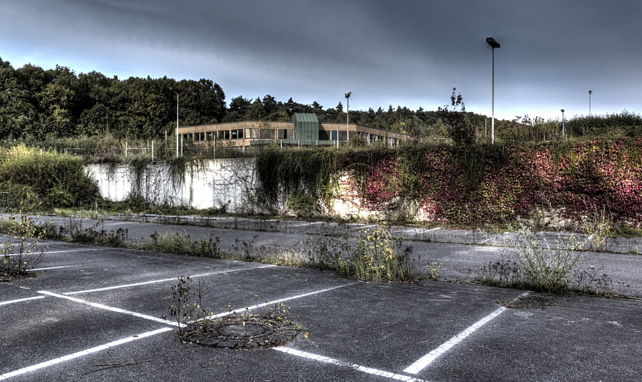 HDR Aufnahme eines ehemaligen Bergwerkgeländes