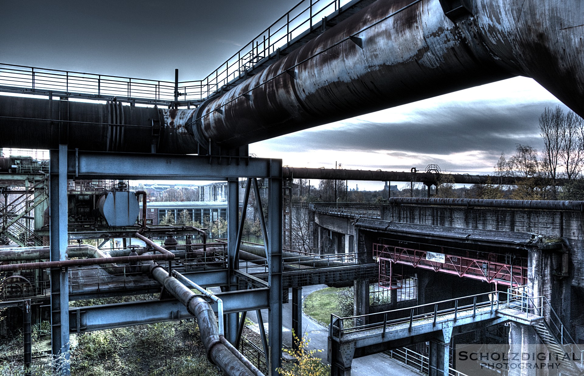 HDR Aufnahme Landschaftspark Duisburg Nord