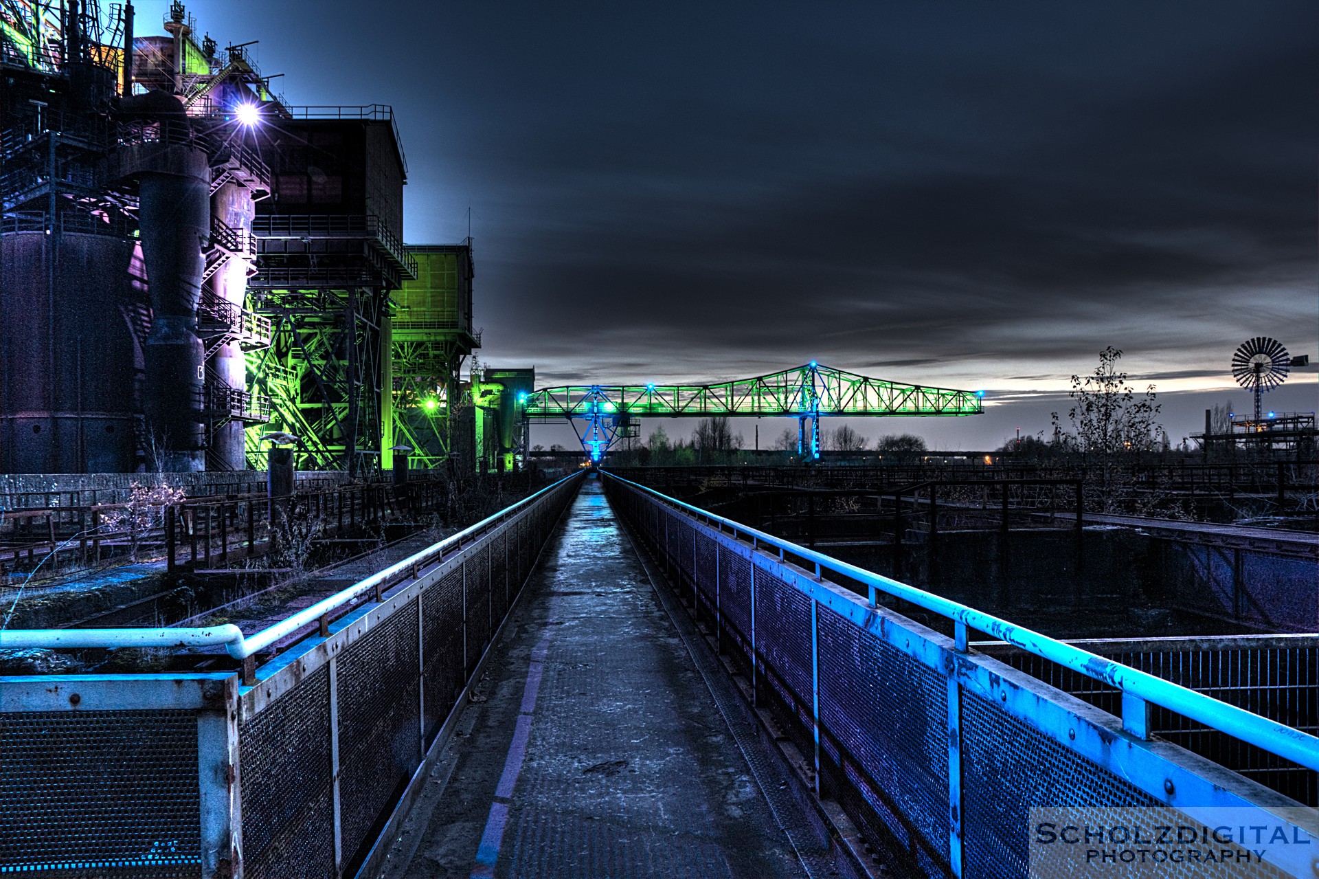 HDR Aufnahme Landschaftspark Duisburg Nord