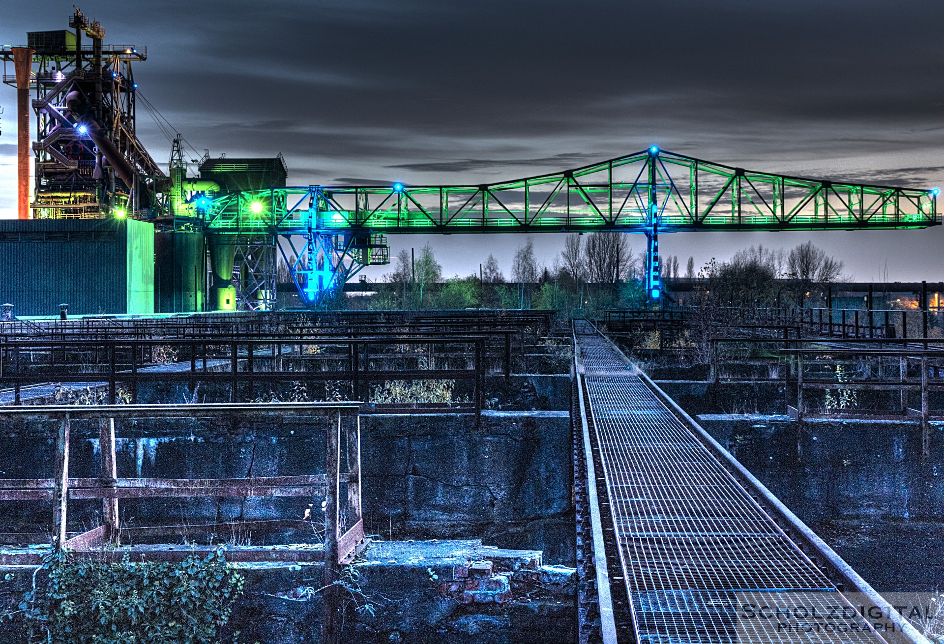 HDR Aufnahme Landschaftspark Duisburg Nord