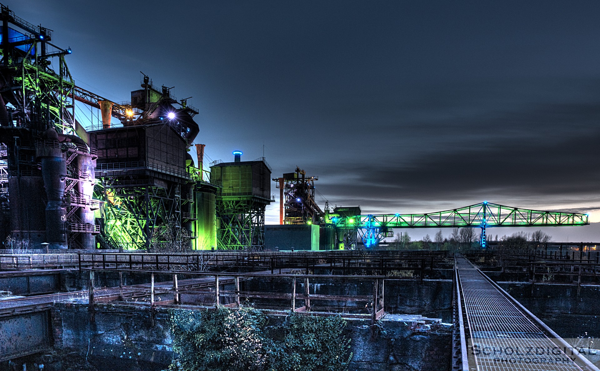 HDR Aufnahme Landschaftspark Duisburg Nord