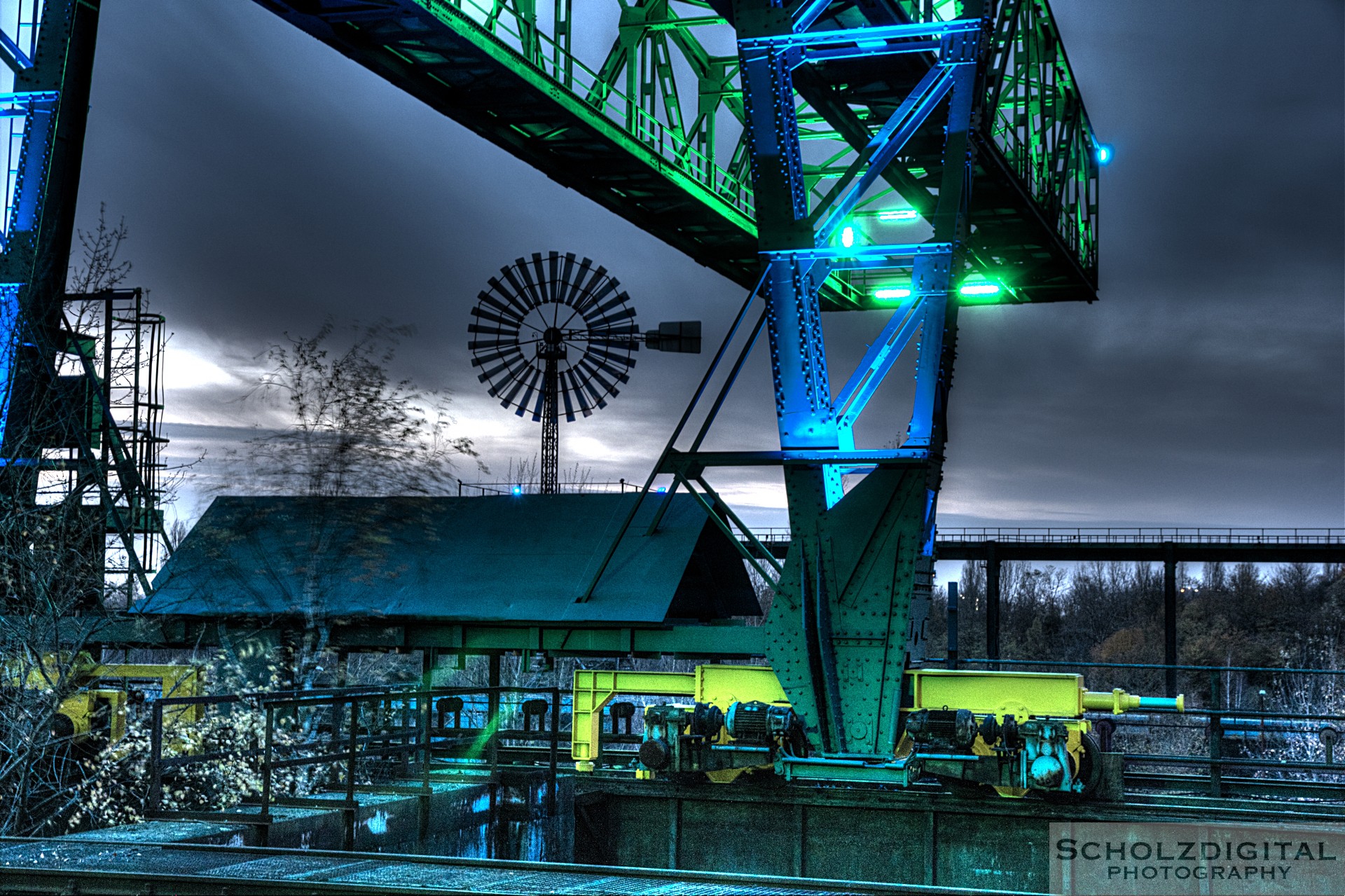 HDR Aufnahme Landschaftspark Duisburg Nord