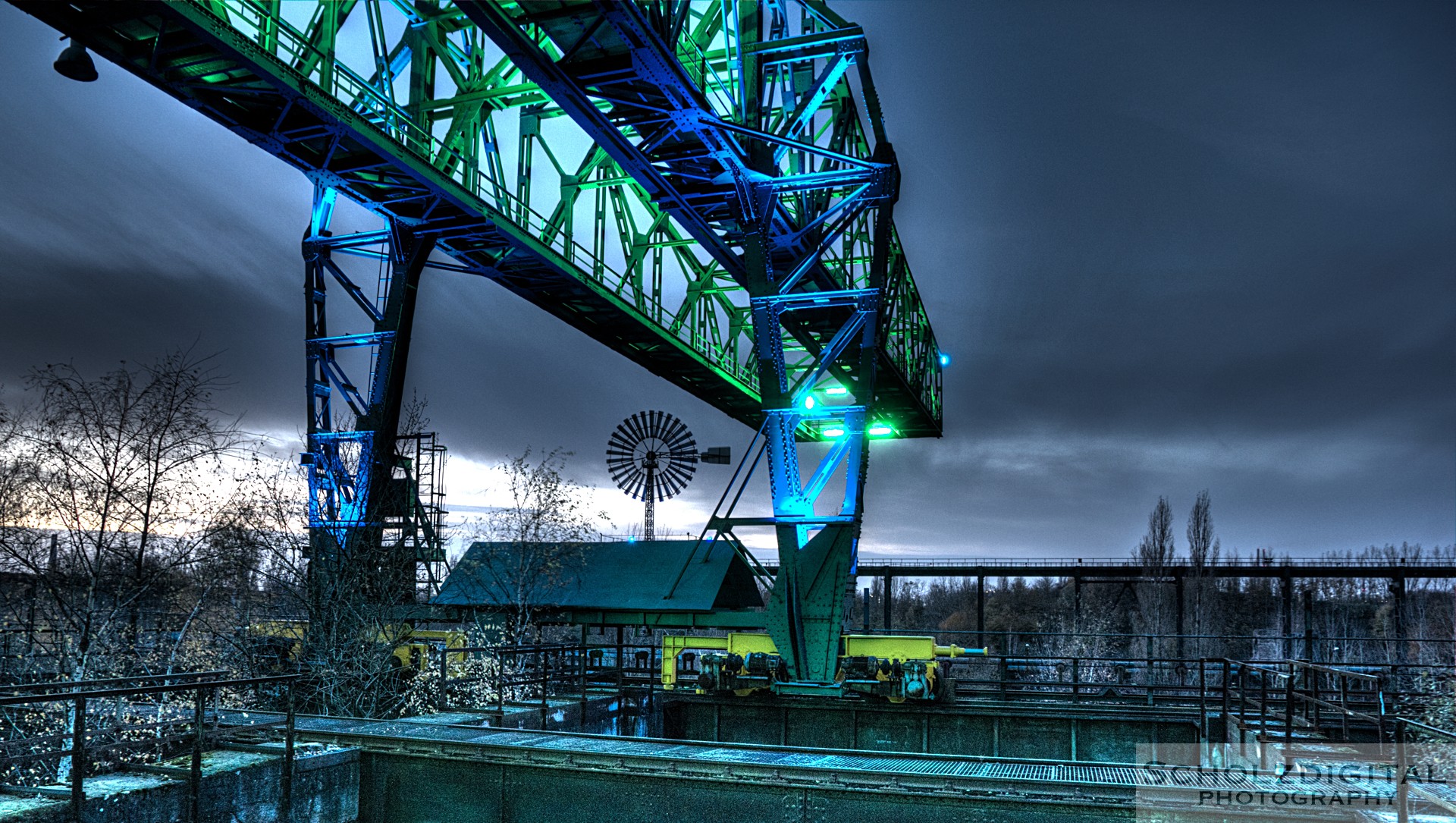 HDR Aufnahme Landschaftspark Duisburg Nord