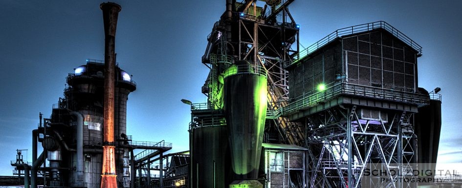 HDR Aufnahme Landschaftspark Duisburg Nord