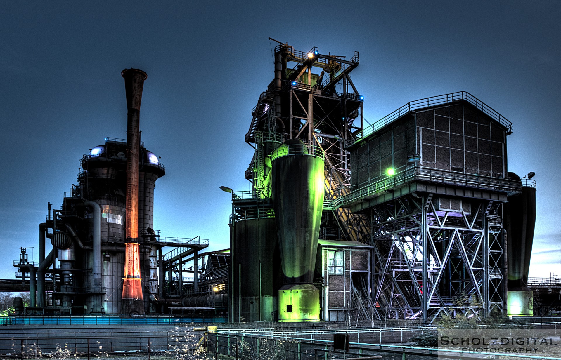 HDR Aufnahme Landschaftspark Duisburg Nord