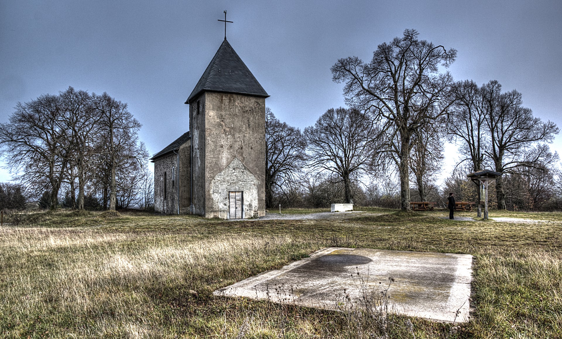 HDR Aufnahme Kirche St. Rochus / Wollseifen / Eifel