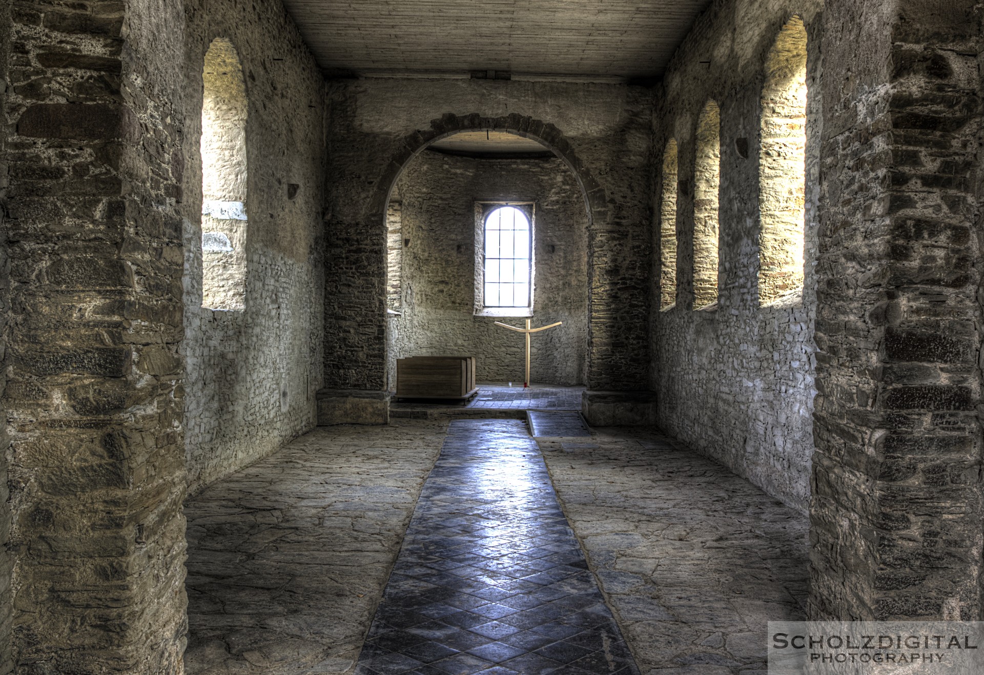 HDR Aufnahme Kirche St. Rochus / Wollseifen / Eifel