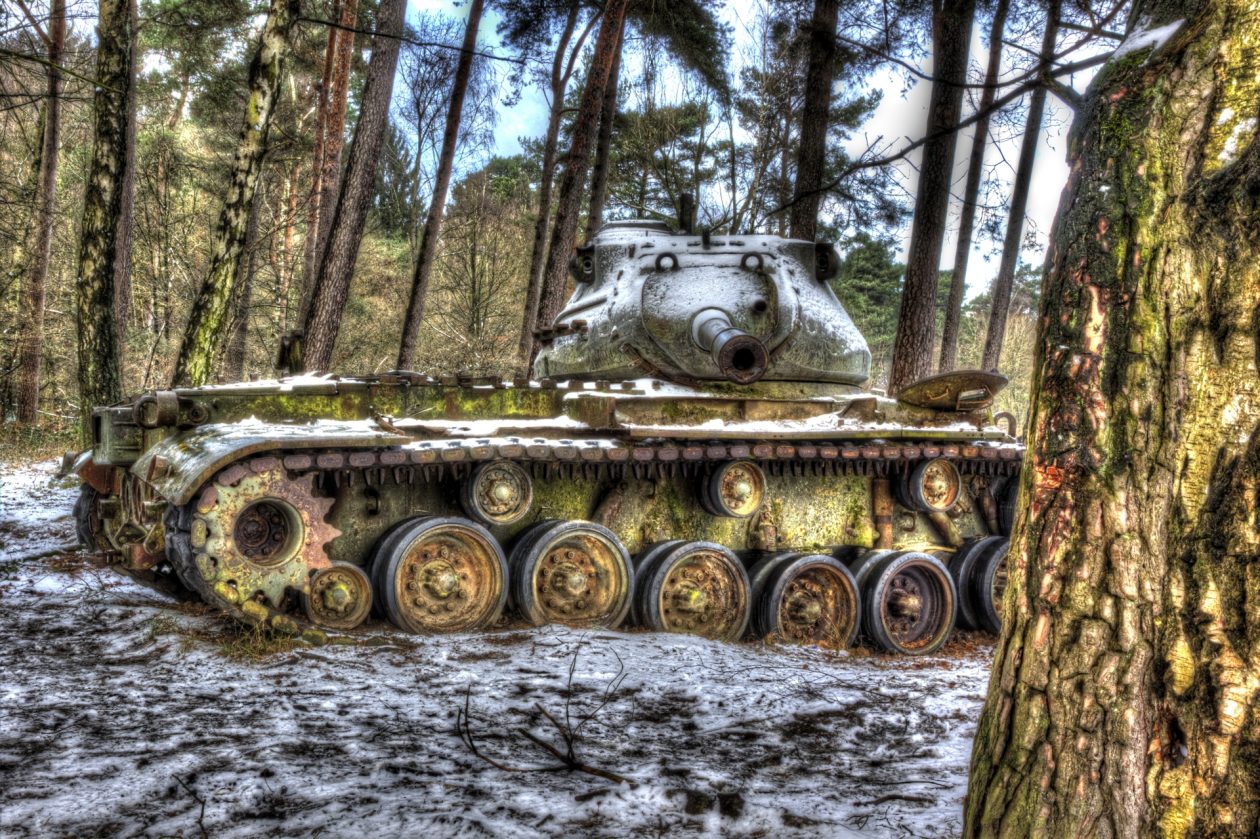 M47 Medium Tank – 90 mm Gun urbex - verlassene Orte