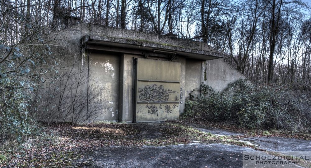 Verlassener Bunker im Munitionsdepot Hünxe Munitionsbunker urbex - verlassene Orte