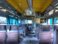 Abandoned train