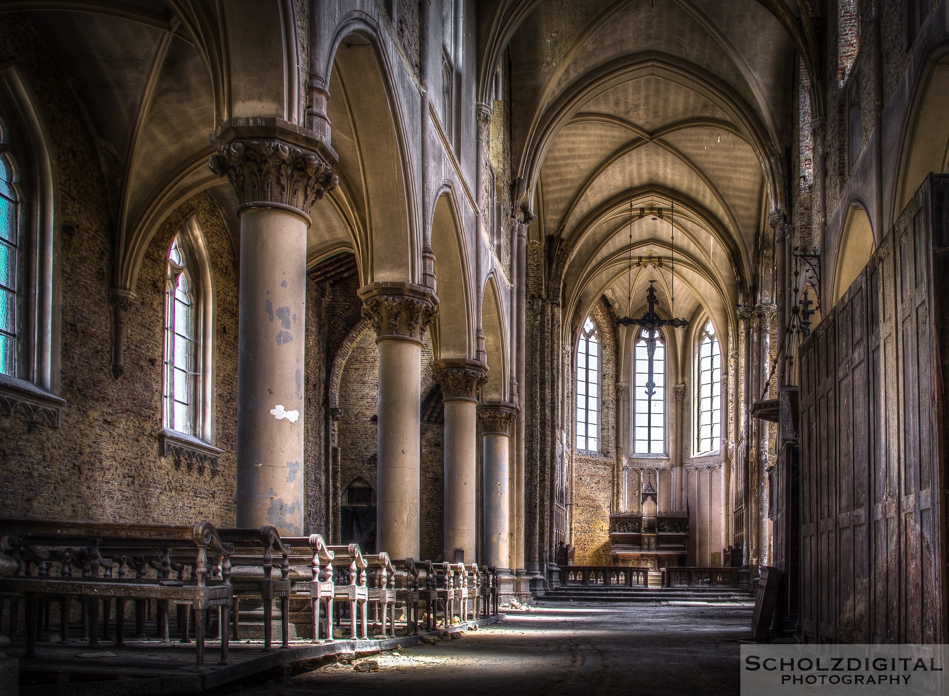 Blue Christ Church Lost Place Belgien