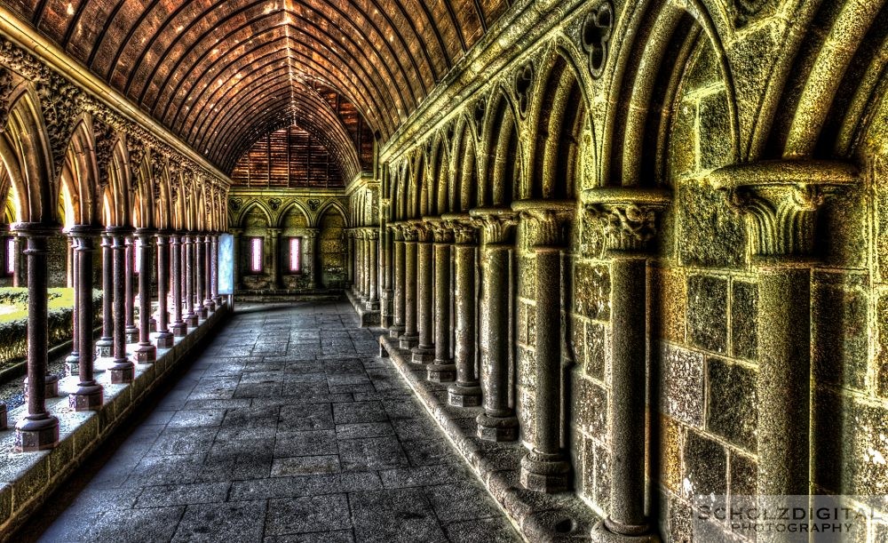 Gewölbe innerhalb der alten Abtei