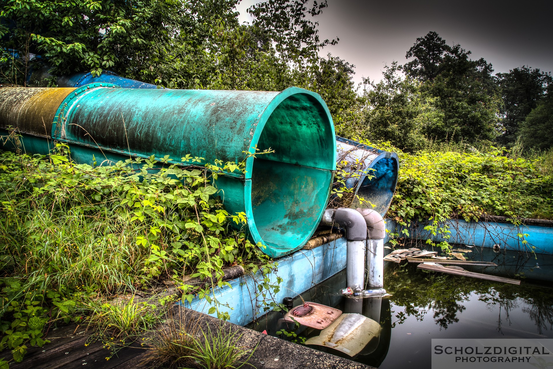 Verlassener Wasserpark - ein Lost Place in belgien