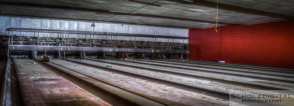 Bowl of Glory bowling Urbex Lost Place HDR