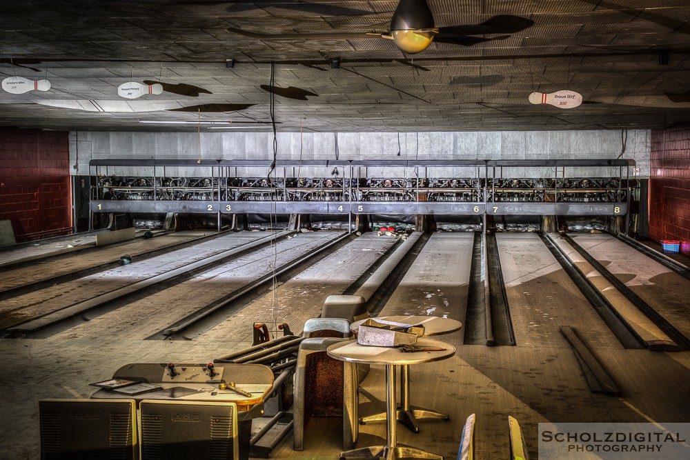 Bowl of Glory bowling Urbex Lost Place HDR