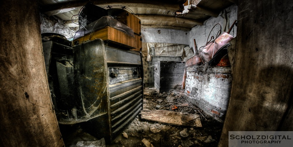 Ferme des Trous verlassener Bauernhof