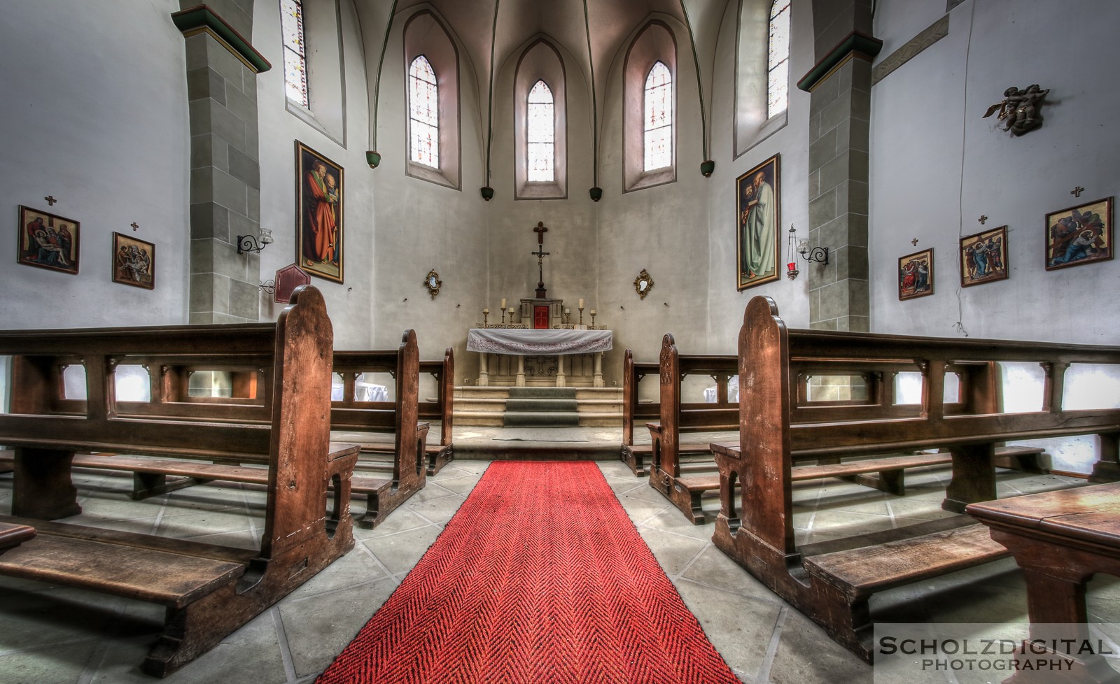 Ecole du chateau - Lost Place - urbex -verlassenes Schloss - abandoned HDR