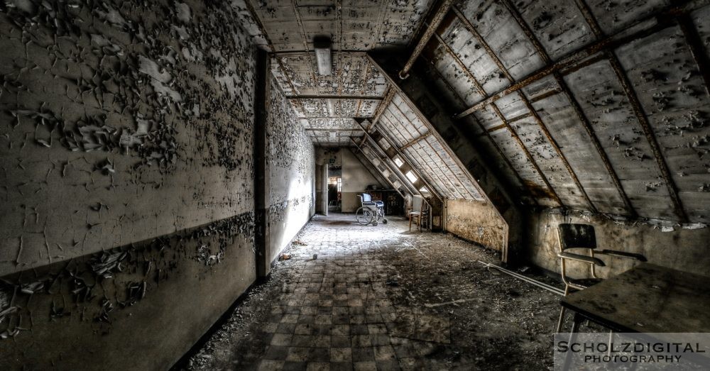 Shutter Island Urbex Lost Place Abandoned Psychiatrie Belgien verlassen