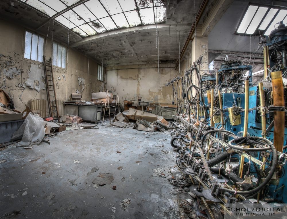 Legs Factory Urbex Frankreich Lost Place Frankreich verlassene Fabrik