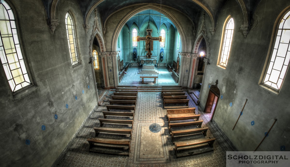 Blue Chapel Urbex Italy Italien Lost Place verlassene Orte Fotos URBEX