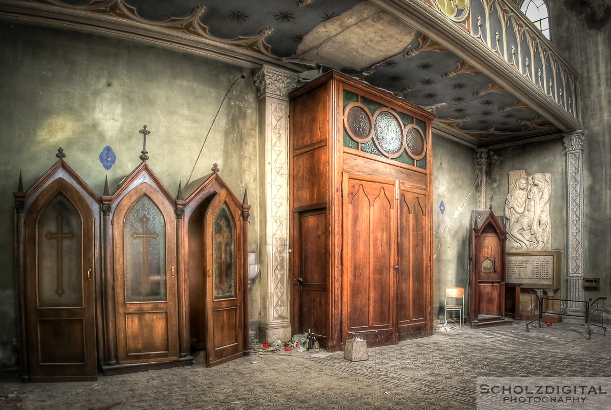 Blue Chapel Urbex Italy Italien Lost Place verlassene Orte Fotos URBEX