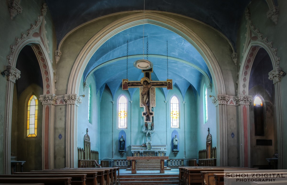 Blue Chapel Urbex Italy Italien Lost Place verlassene Orte Fotos URBEX