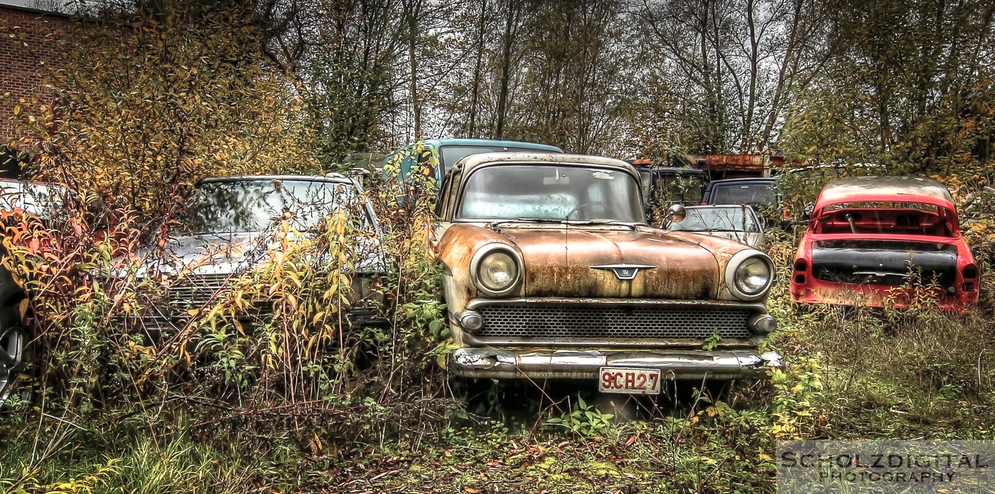 Urbex, Lost Place, HDR, Abandoned, verlassene Orte, verlassen, verlaten, Urban exploration, UE, Verlassene Orte in Belgien, Urbex Belgien, Belgie, Autofriedhof, car graveyard, rostige Autos, Oldtimer