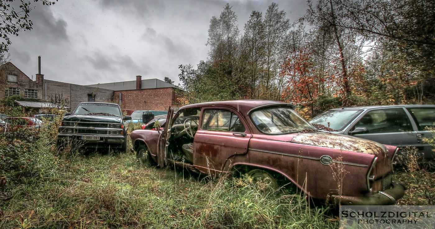 Urbex, Lost Place, HDR, Abandoned, verlassene Orte, verlassen, verlaten, Urban exploration, UE, Verlassene Orte in Belgien, Urbex Belgien, Belgie, Autofriedhof, car graveyard, rostige Autos, Oldtimer