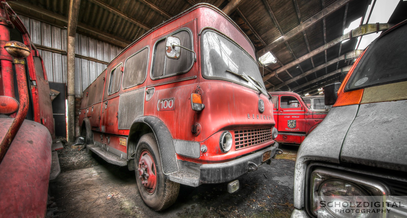 Abandoned, Feuerwehr, Fire Figther Trucks, HDR, Lost Place, UE, Urban exploration, Urbex, verlassen, Verlassene Orte, Verlassene Orte in Belgien, verlaten