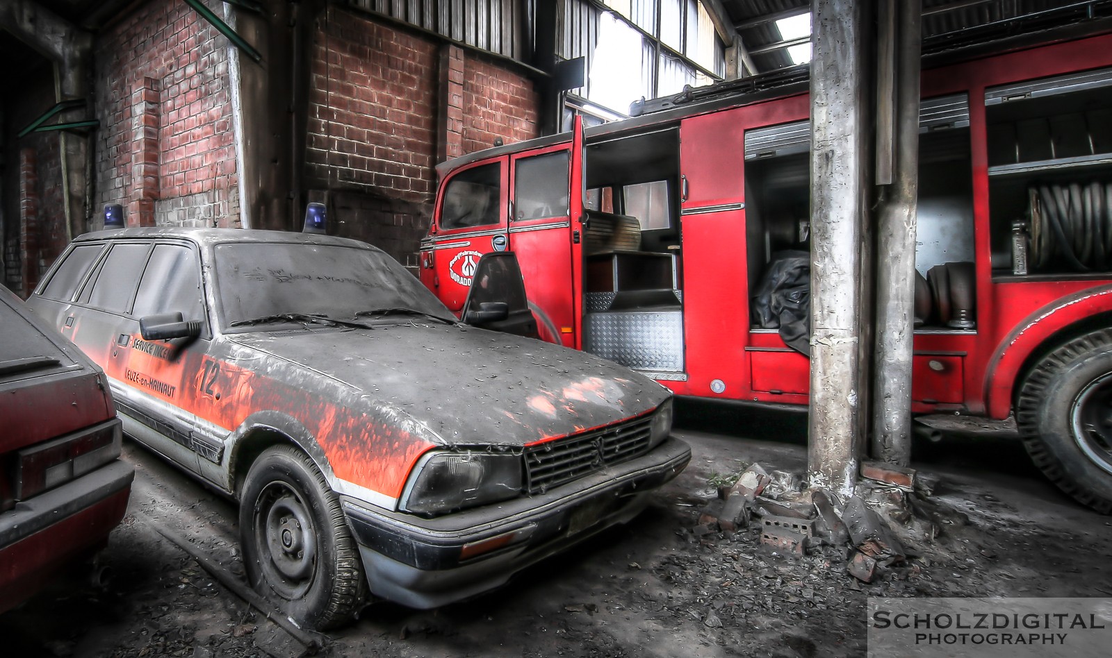 Abandoned, Feuerwehr, Fire Figther Trucks, HDR, Lost Place, UE, Urban exploration, Urbex, verlassen, Verlassene Orte, Verlassene Orte in Belgien, verlaten