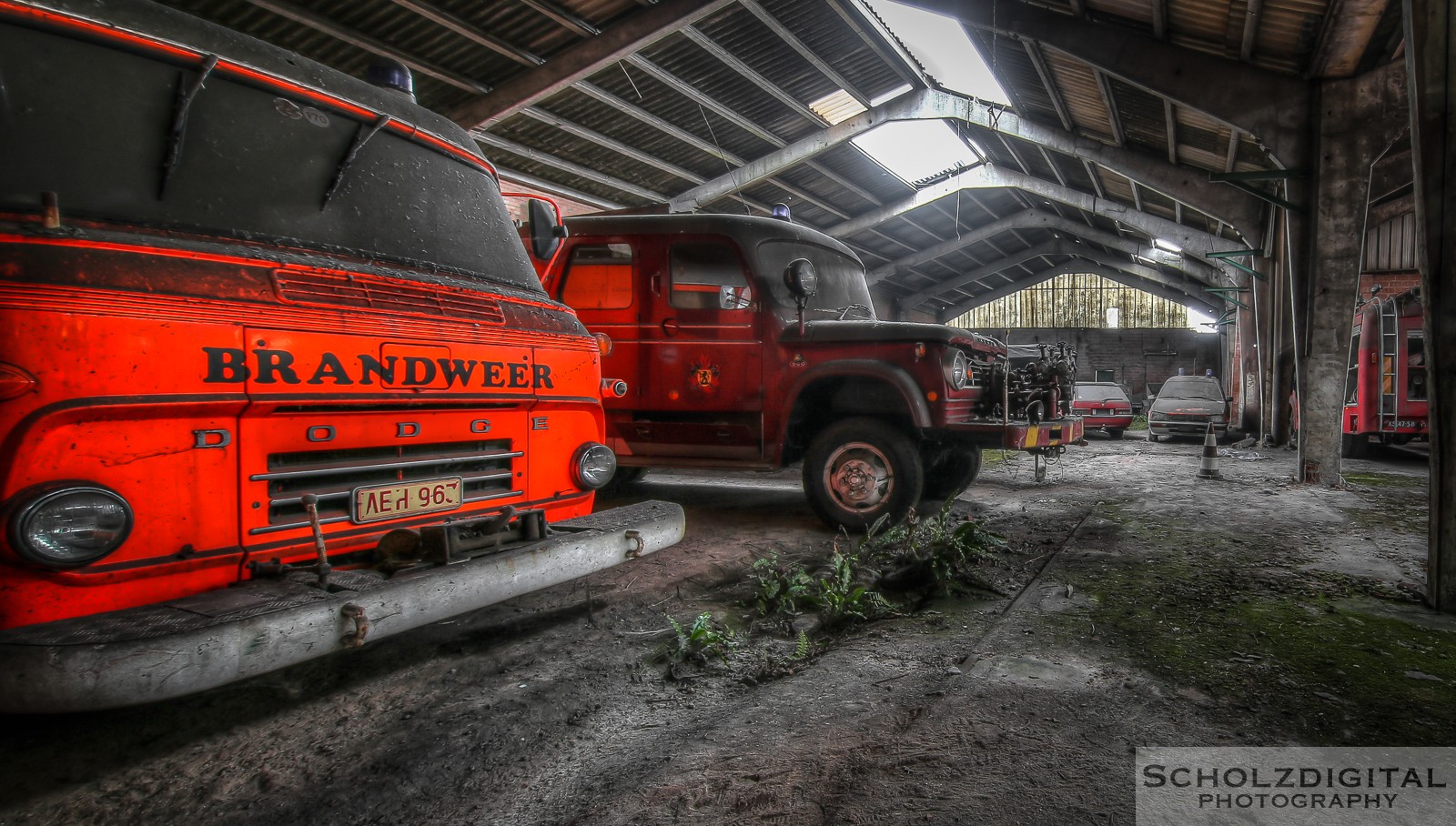 Abandoned, Feuerwehr, Fire Figther Trucks, HDR, Lost Place, UE, Urban exploration, Urbex, verlassen, Verlassene Orte, Verlassene Orte in Belgien, verlaten