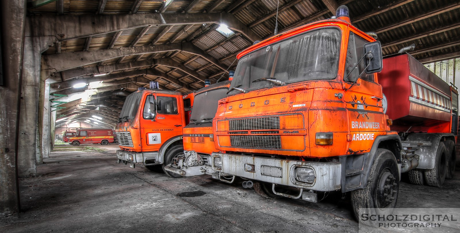 Abandoned, Feuerwehr, Fire Figther Trucks, HDR, Lost Place, UE, Urban exploration, Urbex, verlassen, Verlassene Orte, Verlassene Orte in Belgien, verlaten