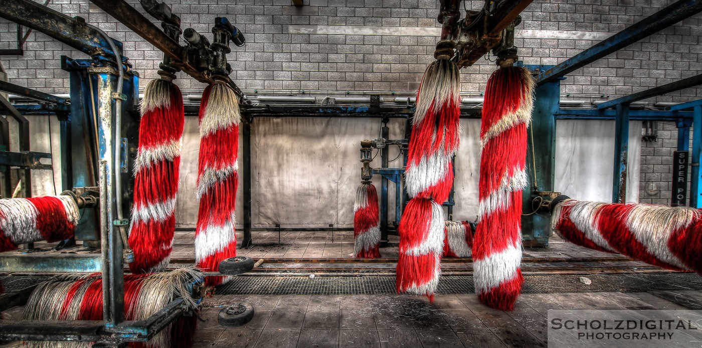 Abandoned, Car Wash, HDR, Lost Place, UE, Urban exploration, Urbex, verlassen, Verlassene Orte, Verlassene Orte in Belgien, verlaten