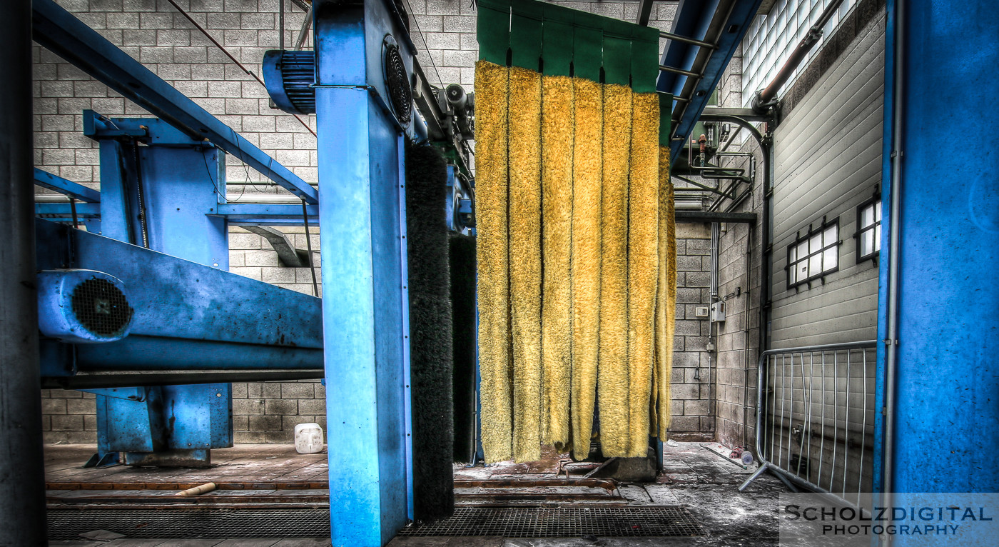 Abandoned, Car Wash, HDR, Lost Place, UE, Urban exploration, Urbex, verlassen, Verlassene Orte, Verlassene Orte in Belgien, verlaten