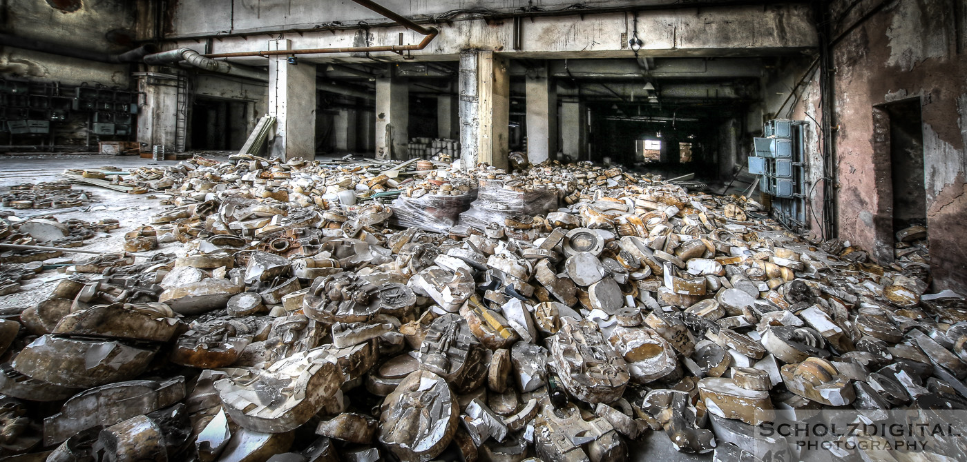 Urbex, Lost Place, HDR, Abandoned, verlassene Orte, verlassen, verlaten, Urban exploration, UE, Verlassene Orte in Deutschland, Porzellanfabrik Pottery,