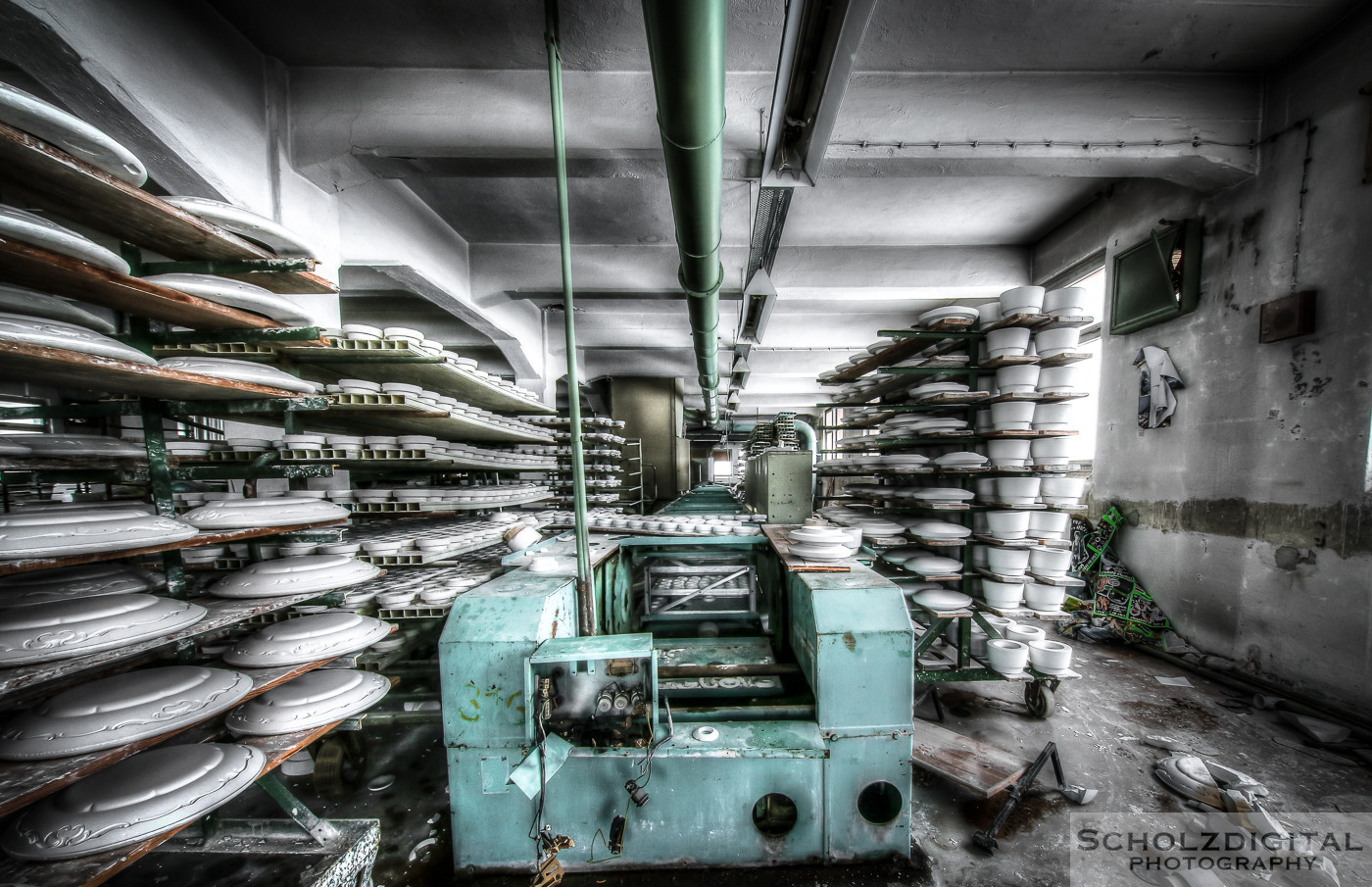 Urbex, Lost Place, HDR, Abandoned, verlassene Orte, verlassen, verlaten, Urban exploration, UE, Verlassene Orte in Deutschland, Porzellanfabrik Pottery,