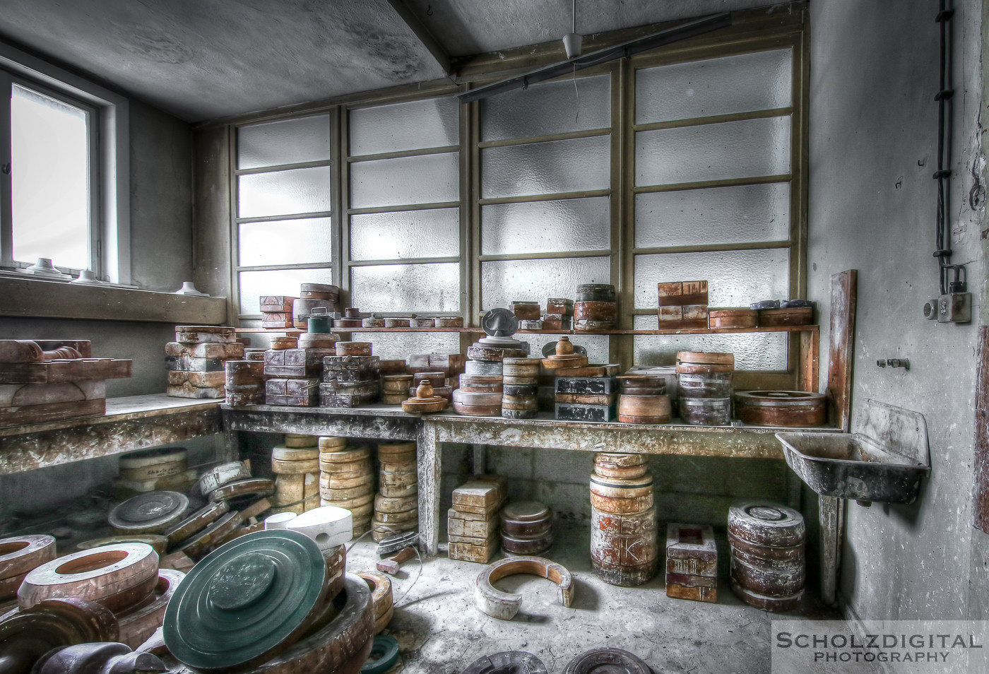 Urbex, Lost Place, HDR, Abandoned, verlassene Orte, verlassen, verlaten, Urban exploration, UE, Verlassene Orte in Deutschland, Porzellanfabrik Pottery,