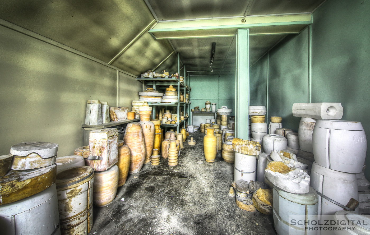 Urbex, Lost Place, HDR, Abandoned, verlassene Orte, verlassen, verlaten, Urban exploration, UE, Verlassene Orte in Deutschland, Porzellanfabrik Pottery,