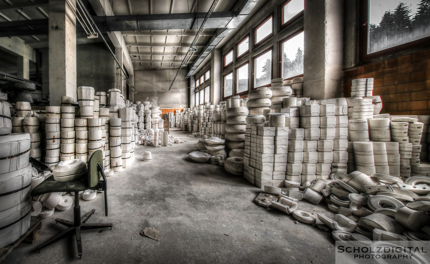 Urbex, Lost Place, HDR, Abandoned, verlassene Orte, verlassen, verlaten, Urban exploration, UE, Verlassene Orte in Deutschland, Porzellanfabrik Pottery,