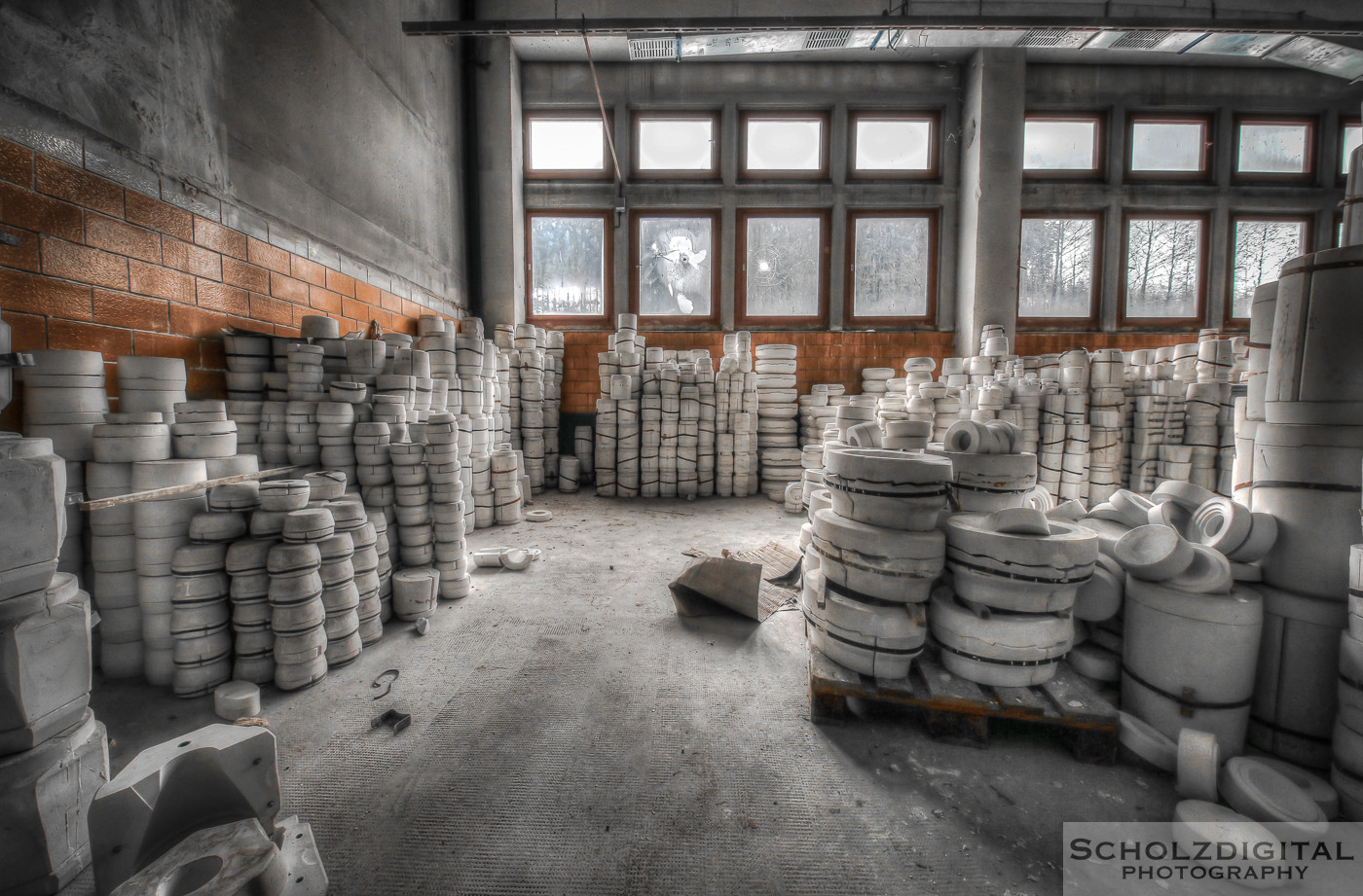 Urbex, Lost Place, HDR, Abandoned, verlassene Orte, verlassen, verlaten, Urban exploration, UE, Verlassene Orte in Deutschland, Porzellanfabrik Pottery,